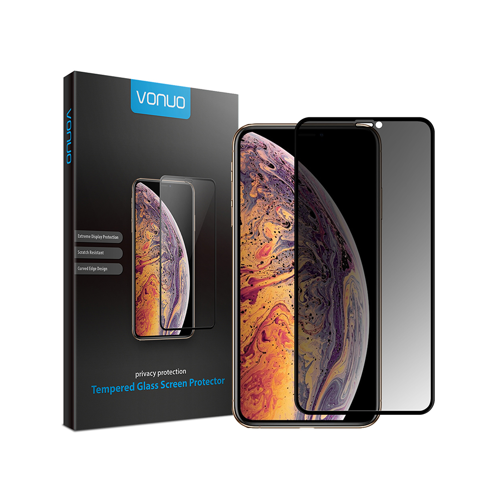 Privacy Displayschutzglas für  iPhone Xs Max/11 Pro Max